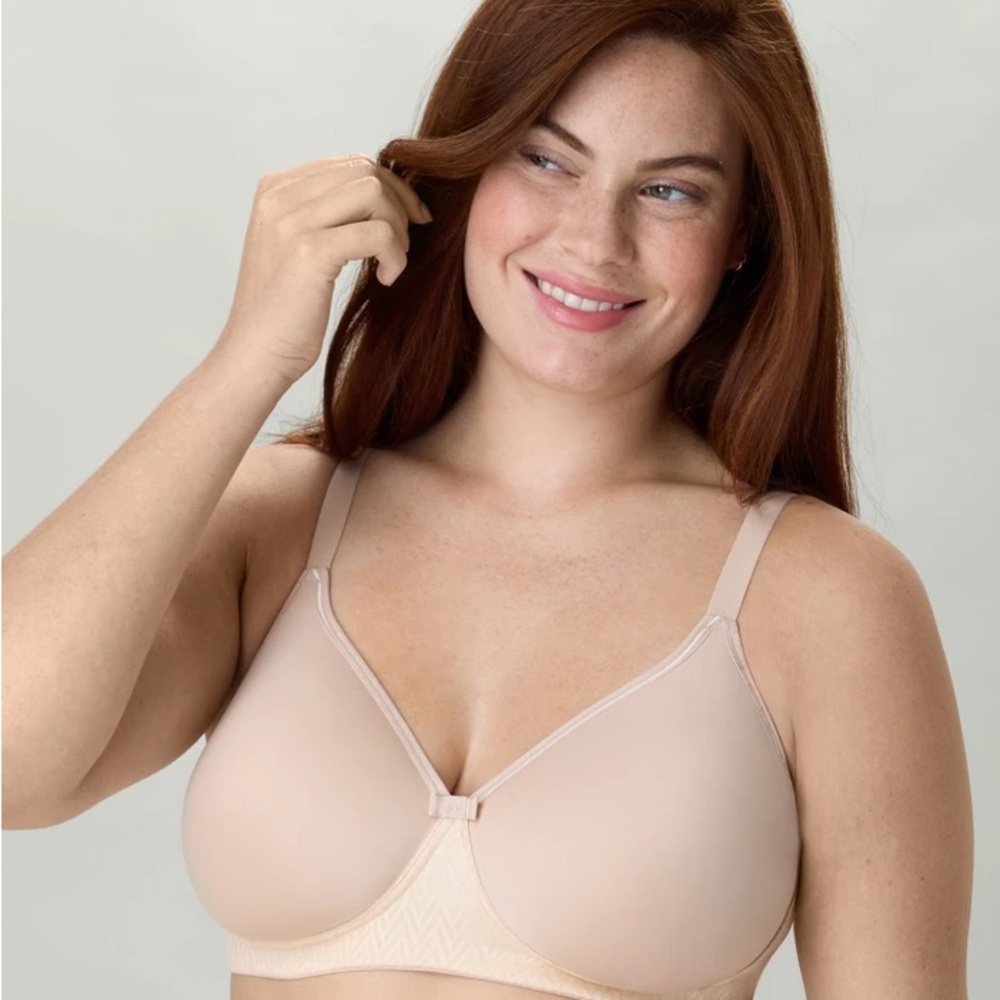 Wonderbra - NEW WITH TAGS -Wireless T-Shirt Bra Light Beige Comfort Bra-Size D36